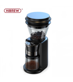 HiBREW Automatic Burr Mill Coffee Grinder with 34 Gears for Espresso Turkish Coffee Pour Over Visual Bean Storage G3